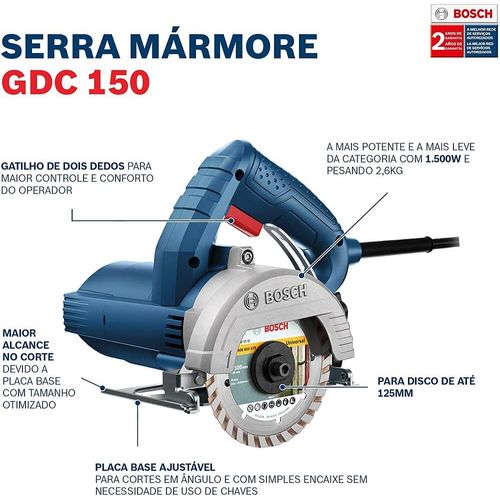 Serra-Marmore-1500w-4.7-8--Pol.-GDC150-TITAN---BOSCH