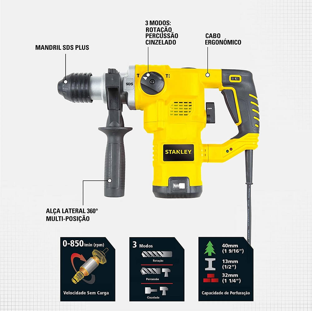 Martelete-Perfurador-Rompedor-SDS-Plus-1250w-3.5J-STHR1232K---STANLEY