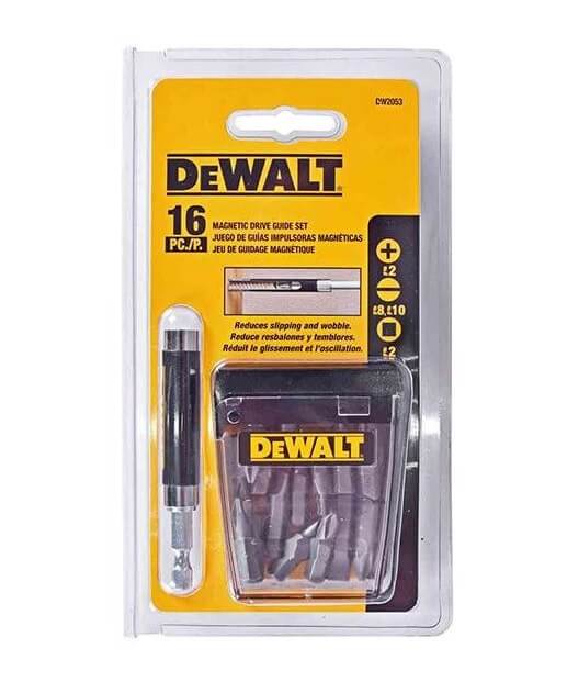 Jogo de Bits c/Guia Magnética (16 pçs) - DEWALT
