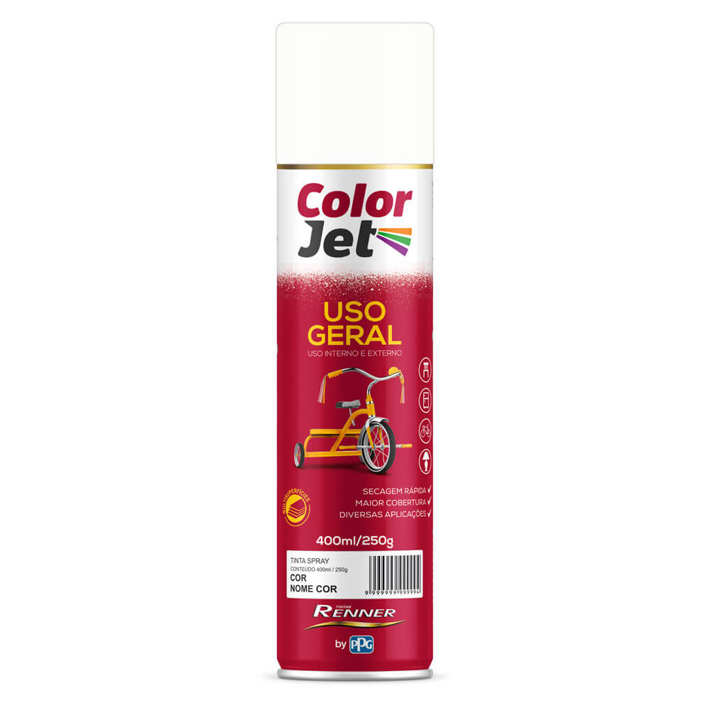Tinta-Spray-Color-Jet-USO-GERAL--Branco-Brilhante-400ml---TINTAS-RENNER
