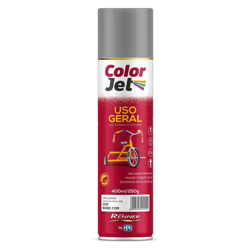 Tinta-Spray-Color-Jet-USO-GERAL--Grafite-400ml---TINTAS-RENNER