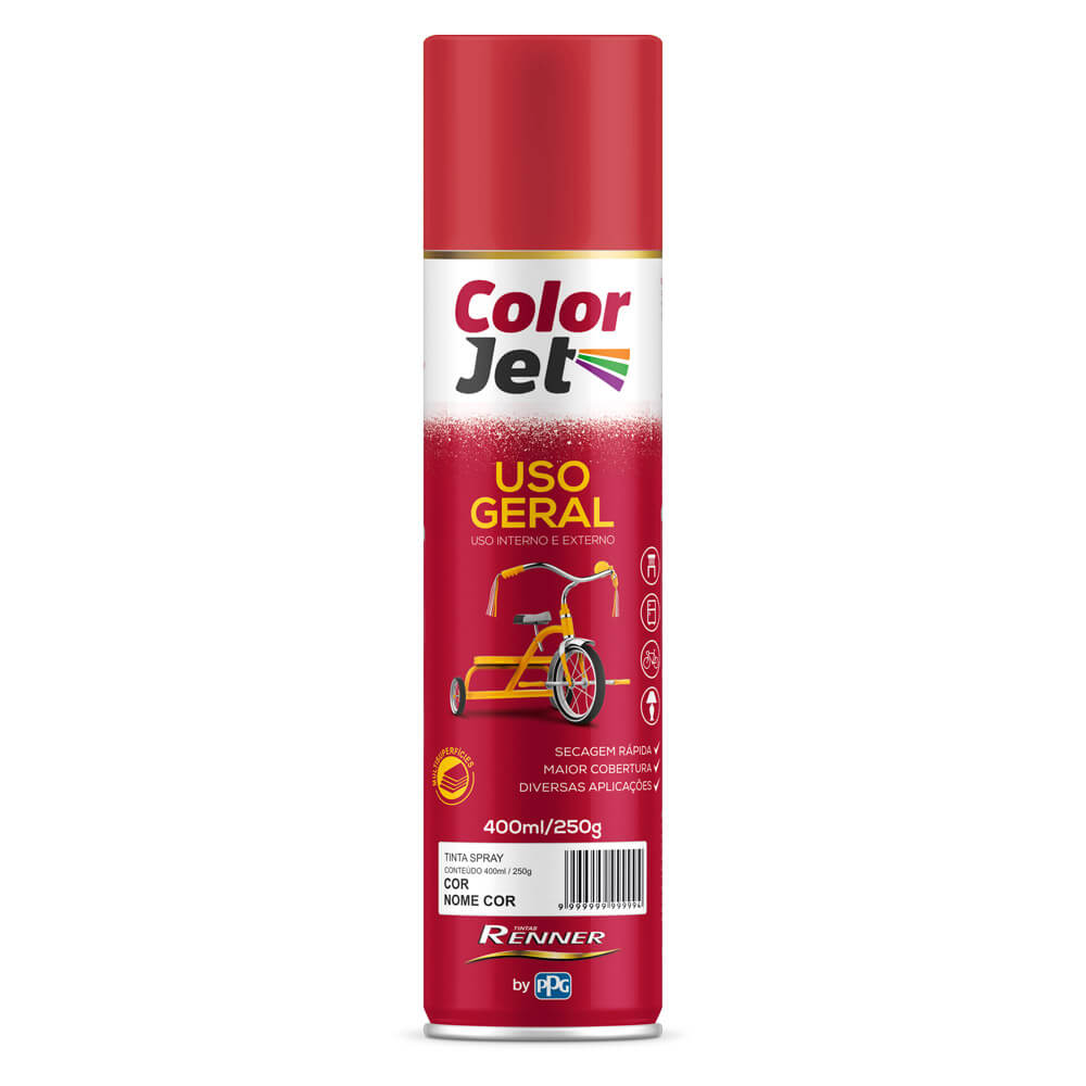 Tinta-Spray-Color-Jet-USO-GERAL--Vermelho-400ml---TINTAS-RENNER