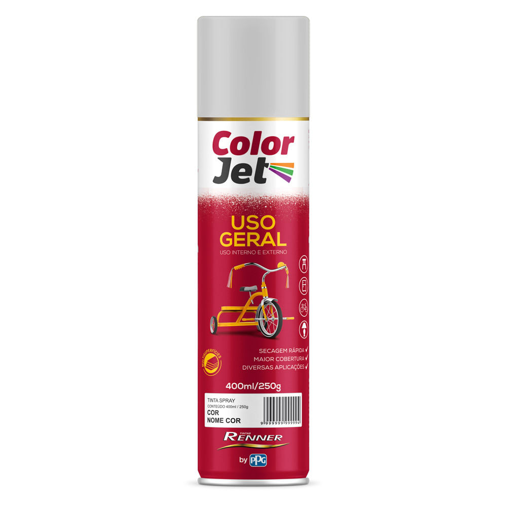 Tinta-Spray-Color-Jet-USO-GERAL--Cinza-Claro-400ml---TINTAS-RENNER