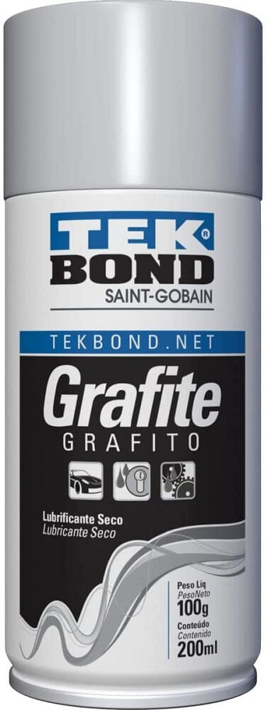 Grafite-Seco-Spray-200ml---TEKBOND
