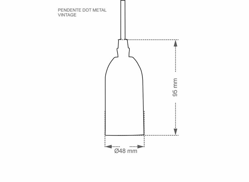 Pendente-Dot-Metal-Longo-E27-40w--Cobre---TASCHIBRA