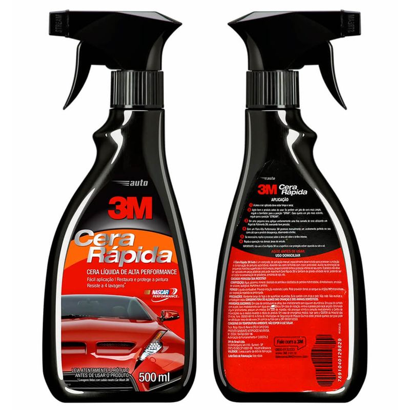 CERA LIQUIDA RAPIDA 500ML 3M AUTO