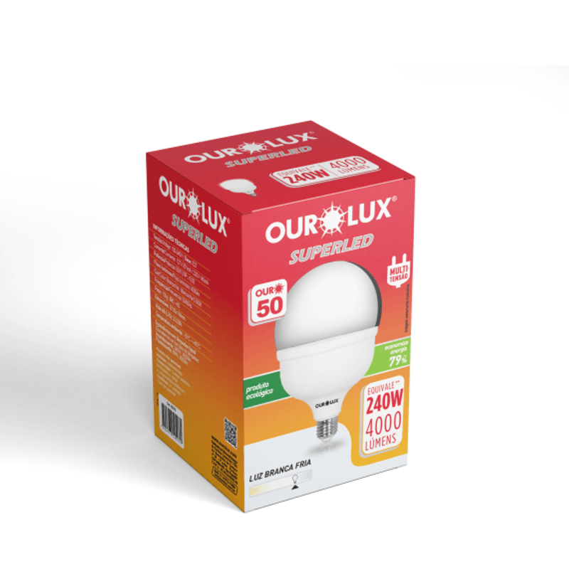 LAMP.SUPERLED A.POT. T  50W.BIV.BR 6500K 4000LM