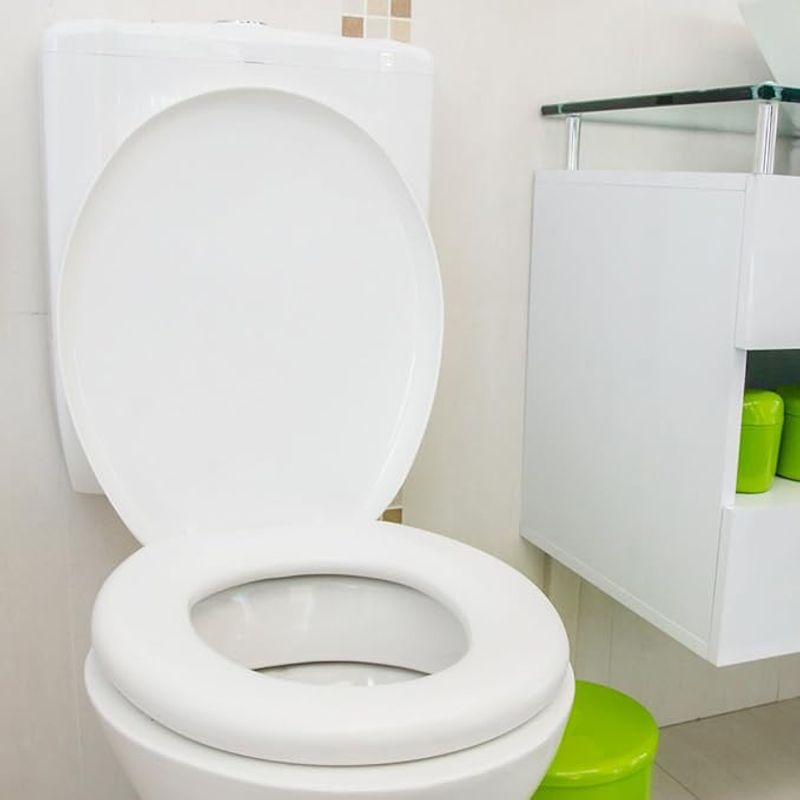 Assento Sanitário Almofadado Branco - Astra