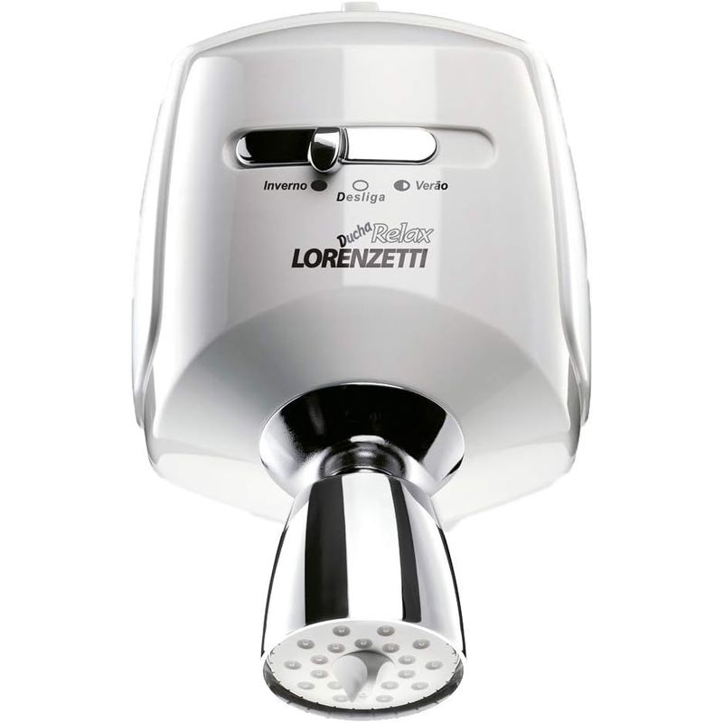 Ducha Relax Cromado/branco 127v | 5500w - Lorenzetti