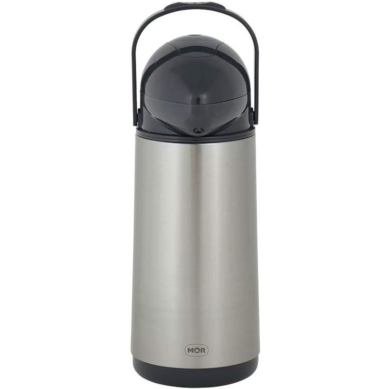 Garrafa Térmica De Pressão Nobile Inox 1L - MOR