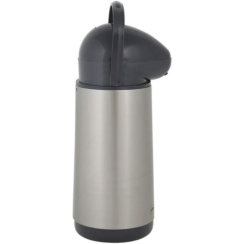 Garrafa Térmica De Pressão Nobile Inox 1L - MOR