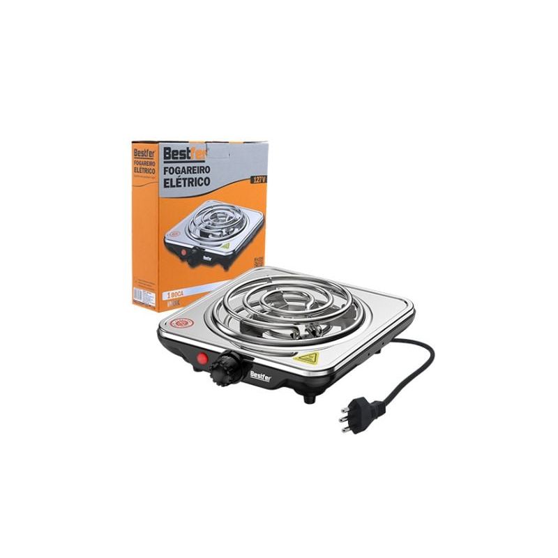 Fogão Elétrico 1 Boca Inox - BETSFER - 1000W/ 127V