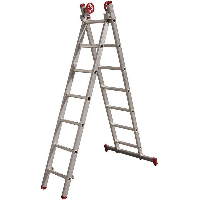 Escada Extensiva de Alumínio 7 X 2 Degraus 2,13/3,32M - BOTAFOGO