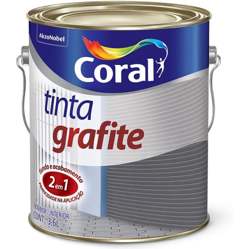 Tinta Grafite Escuro 3,6L Standard - CORAL