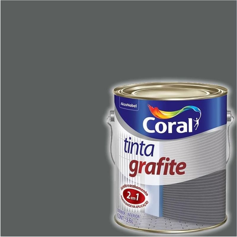 Tinta Grafite Escuro 3,6L Standard - CORAL