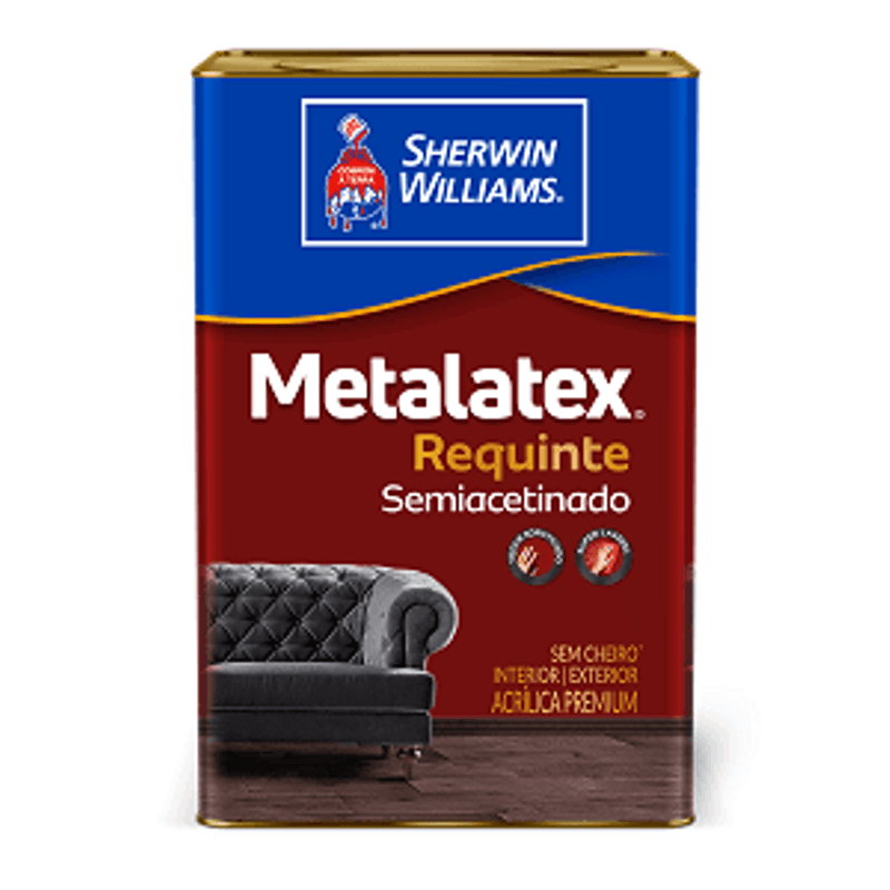 Tinta Metalatex Acrílica Super Lavável Branca 18 Litros - SHERWIN WILLIAMS