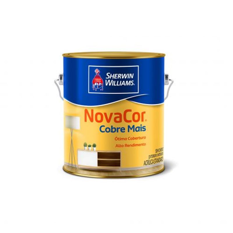 Tinta Acrílica Fosca Novacor 3,6L Branca - SHERWIN WILLIAMS