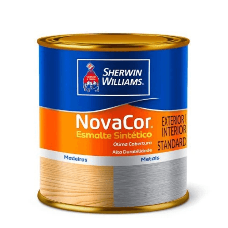 Esmalte Sintético NovaCor Cinza Médio 225ML - SHERWIN WILLIAMS