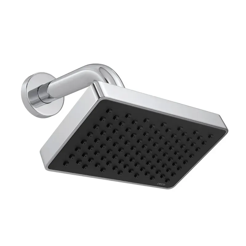 Chuveiro Retangular de Parede 15cm Cromado