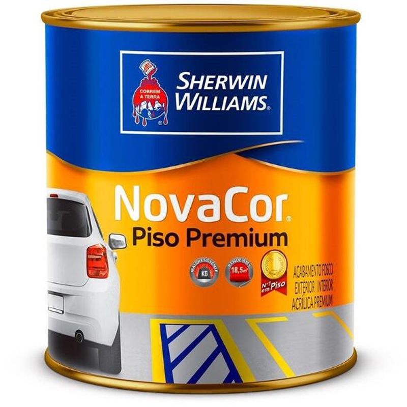 Tinta Para Piso Novacor Azul 900ml - SHERWIN WILLIAMS