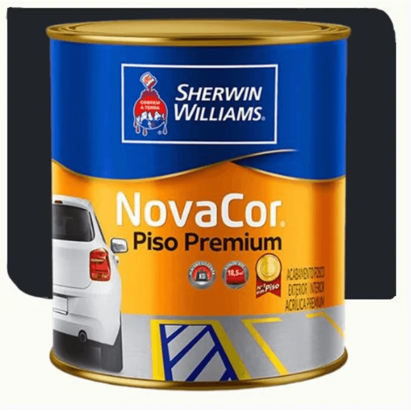 Tinta Para Piso Novacor Fosco Cinza 900ml - SHERWIN WILLIAMS