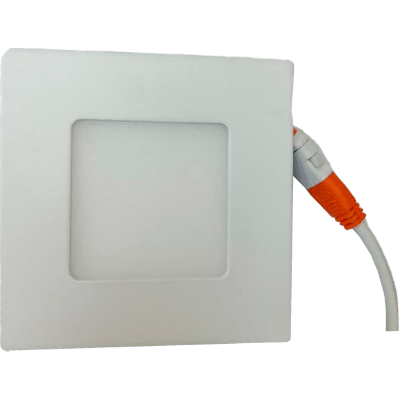 Luminária Quadrada de Embutir 3w BiVolts 6500k - RGLED
