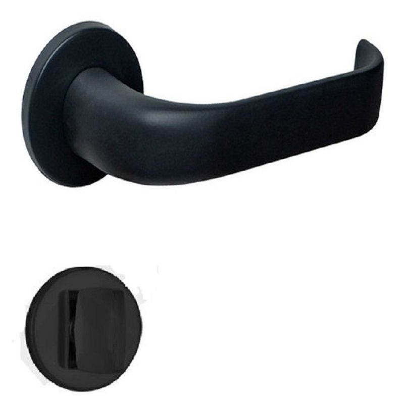 Fechadura Banheiro Architect 6236 St2 55mm Preto - Lafonte