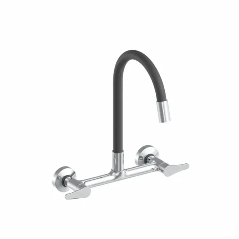 Misturador Para Cozinha De Parede Tubo Flex Nova Exacta Cromado - Fabrimar