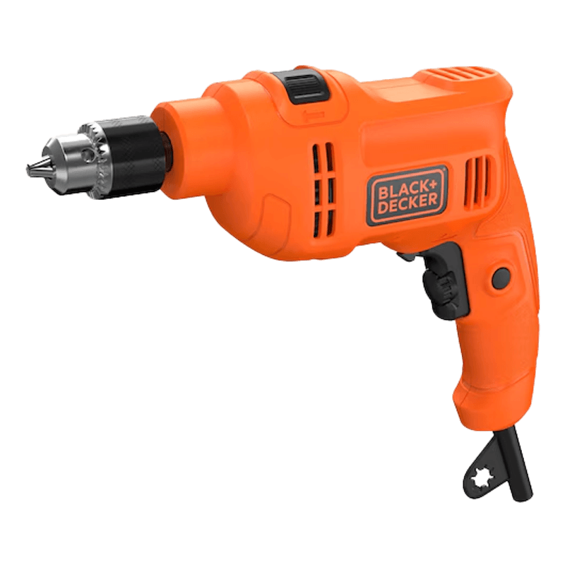 Furadeira de Impacto 10mm, Potência 550W, com Chave de Mandril, BED710550, 110V - Black & Decker